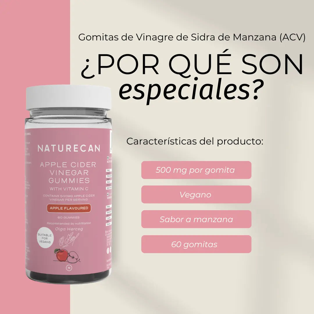 Gomitas de Vinagre de Sidra de Manzana
