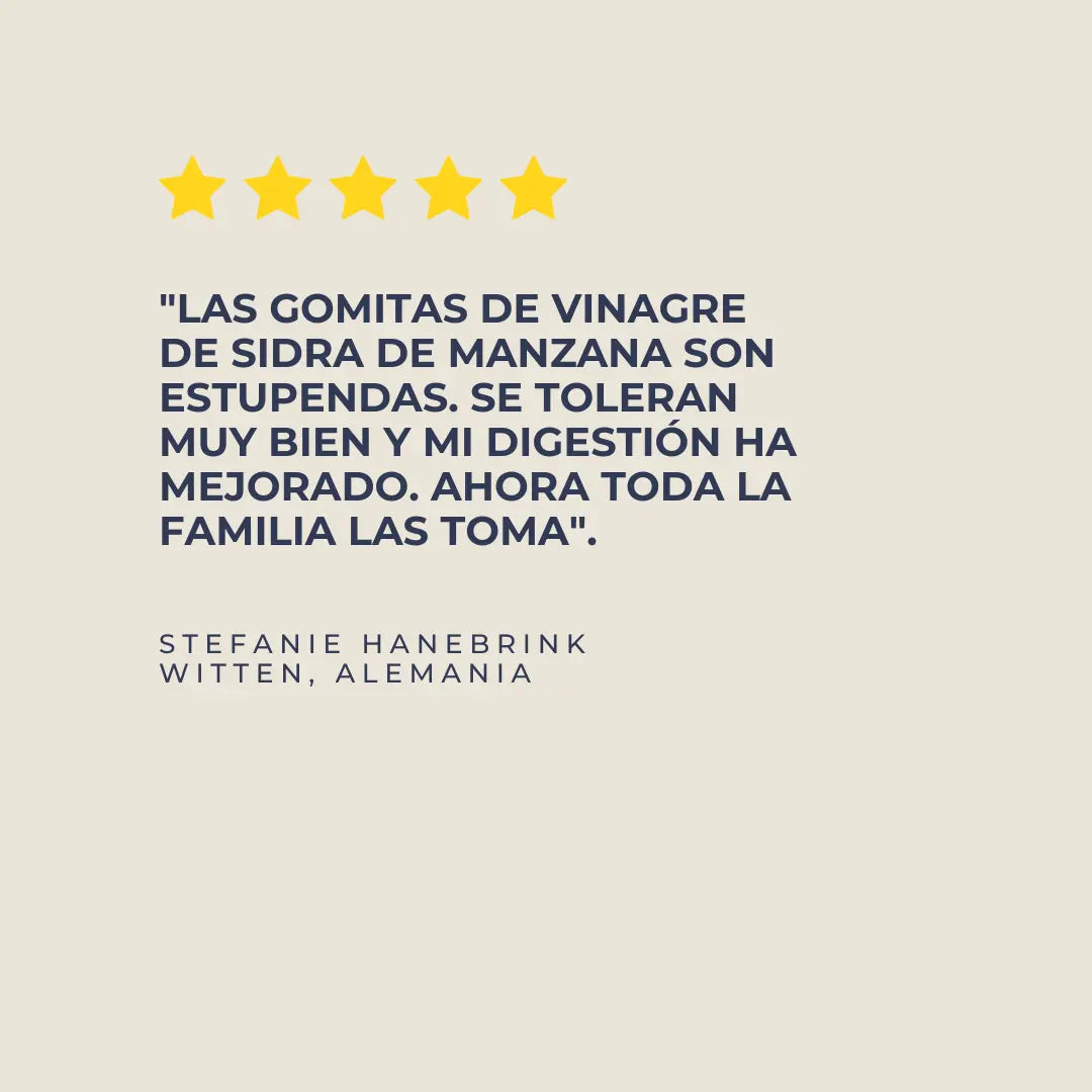 Gomitas de Vinagre de Sidra de Manzana